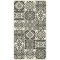 Covor Bucatarie Tip Iuta, Model Flex 19636-08, Marime 75 x 150 cm, Gri, Negru, Antiderapant, Antialergic, Polipropilena, Living, Dormitor, Sufragerie,