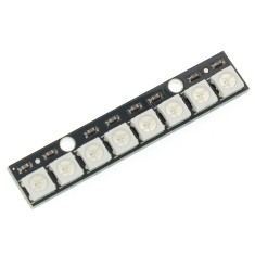 Placa dezvoltare cu 8 canale, WS281, cu LED RGB integrate