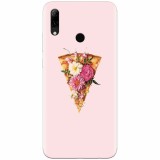 Husa silicon pentru Huawei P Smart 2019, Flower Pizza
