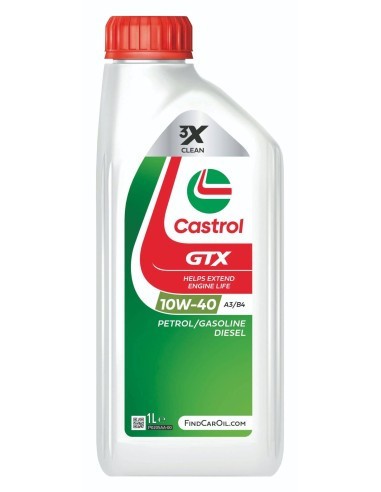 Ulei motor auto Castrol GTX Ultraclean 10W40 A3/B4, 1L