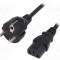 Cablu 3x0,75mm2 CEE 7/7 IEC C13 mamă PVC 1,5m LIAN DUNG