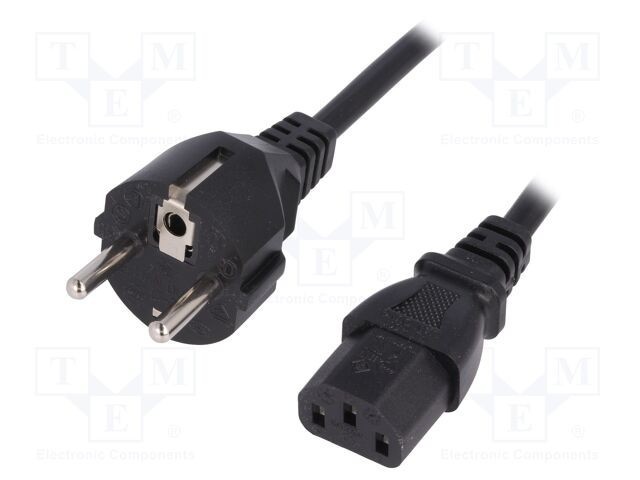 Cablu 3x0,75mm2 CEE 7/7 IEC C13 mamă PVC 1,5m LIAN DUNG