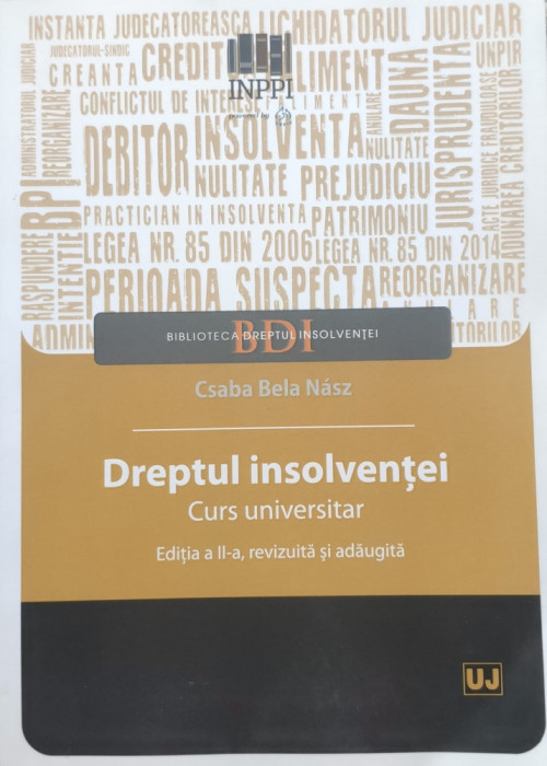 Dreptul Insolventei Curs Universitar - Csaba Bela Nasz ,556975