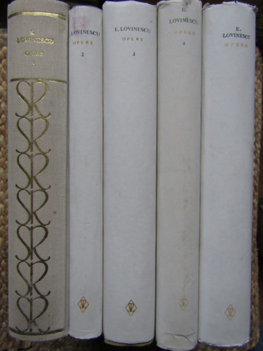 E. Lovinescu - Opere 5 VOLUME I - V