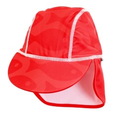 Sapca UV copii 2-4 ani Swimpy rosie, protectie solara UPF50+