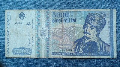 5000 Lei 1993 Romania / 723588 foto