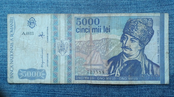 5000 Lei 1993 Romania / 723588