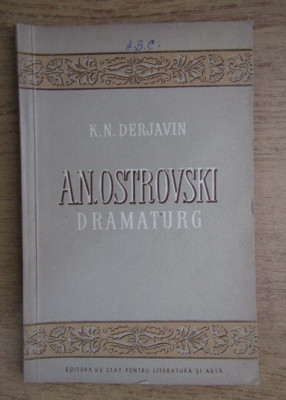 K. N. Derjavin - A. N. Ostrovski, dramaturg foto