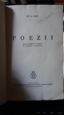 Poezii - St.O.Iosif foto