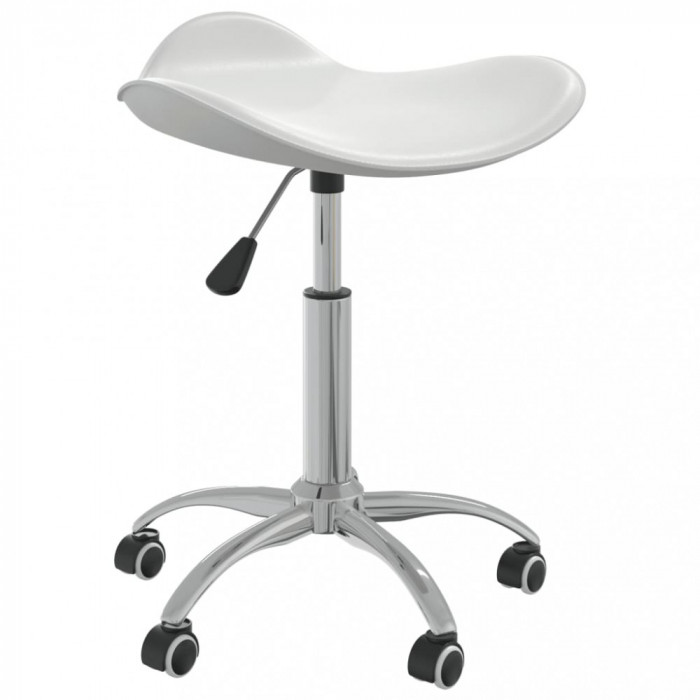 Gossi scaun de salon spa, alb, piele ecologica