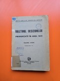 Buletinul deciziunilor pronunțate &icirc;n anul 1941, Volumul LXXVIII, Partea III - &Icirc;nalta Curte de Casație și Justiție