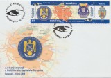 2009 Romania - FDC A 31-a Conferinta a Politiilor din Capitalele Europene (varietate cu tabs si stampila folio argintiu), LP 1834
