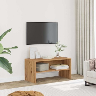 vidaXL Dulap TV, stejar artizanal, 80x40x40 cm, lemn prelucrat foto
