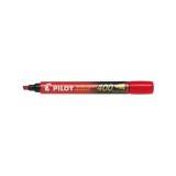 Marker permanent Pilot P400 negru/albastru/rosu/verde 4 mm Marker permanent Pilot P400 varf tesit 4 mm rosu