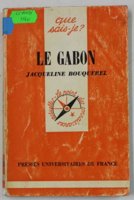 LE GABON par JACQUELLINE BOUQUEREL , 1970 foto