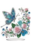 Pictură cu diamante Fluturi și flori decorative