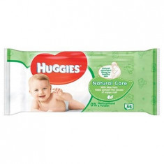 Servetele umede Huggies Natural Care 56 buc foto