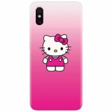 Husa silicon pentru Xiaomi Mi 8 Pro, Cute Pink Catty