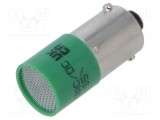 Lampă LED verde BA9S T10 110VDC 110VAC CML INNOVATIVE TECHNOLOGIES