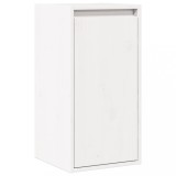VidaXL Dulap de perete, alb, 30x30x100 cm, lemn masiv de pin