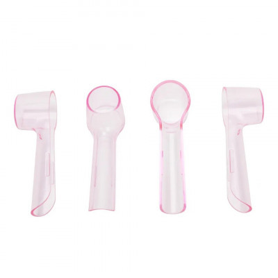 Set capac de protectie pentru periuta de dinti electrica Oral B, 4 buc roz foto
