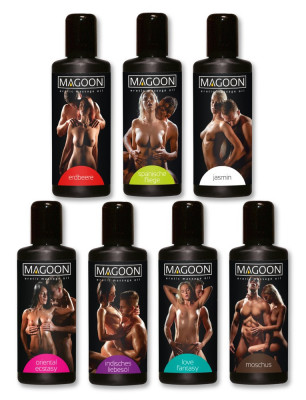 Set uleiuri pentru masaj erotic Magoon 7 x 100ml foto