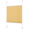 Jaluzea pliabila din tesatura de poliester Whimlets, Zi/Noapte, L 95 cm x H 130 cm, bej, montare cu clema, fara gaurire, pentru ferestre si usi Bej 13