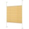 Jaluzea pliabila din tesatura de poliester Whimlets, Zi/Noapte, L 95 cm x H 130 cm, bej, montare cu clema, fara gaurire, pentru ferestre si usi Bej 13