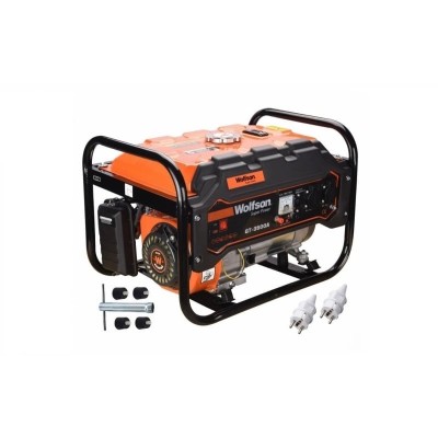 WOLFSON - GENERATOR DE CURENT GT-3500A, 2600W, 7CP, STABILIZATOR TENSIUNE AVR, MONOFAZAT PowerTool TopQuality foto