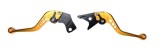 Manete ambreiaj si frana reglabile Suzuki SV650S 99-09/DL650 04-10, culoare galb... Cod Produs: MX_NEW CNC0091Y