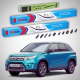 Cumpara ieftin Ștergătoare Suzuki Vitara LY 2015-2018 | Set Față și Spate Flat Premium &ndash; TeamCar&reg;