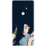 Husa silicon pentru Xiaomi Mi Mix 2, Simple Girl