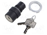 Comutator rotativ cu cheie 22mm EAO Poz.i stab: 3 fără IP65 46