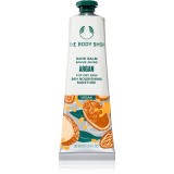 The Body Shop Argan Hand Balm cremă hidratantă pentru m&acirc;ini și unghii 30 ml