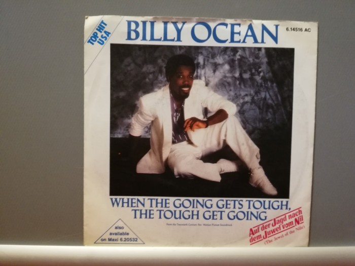 Billy Ocean &ndash; When The Going Get&rsquo;s &hellip;..(1986/Zomba/RFG)- Vinil Single pe &#039;7/NM