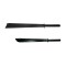 Set doua sabii vanatoare DEPOX&reg;, maner metal, 81 cm/50 cm, negru, teaca inclusa