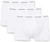 Set 3 Boxeri Barbati Calvin Klein Alb M Bumbac Elastic Logo CK Outlet
