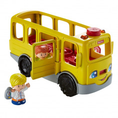 Autobuz Little People, Galben, Fisher Price foto