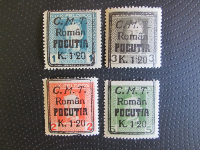 ROMANIA OCUPAIE POCUTIA SERIE MNH/MH=18