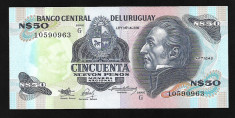 Uruguay 50 Nuevos Pesos 1987 -UNC foto