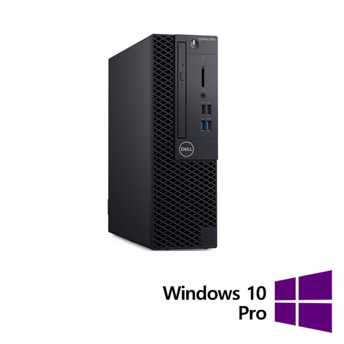 Calculator Refurbished DELL OptiPlex 3070 SFF, Intel Core i3-9100 3.60 - 4.20GHz, 8GB DDR4, 256GB SSD + Windows 10 Pro NewTechnology Media