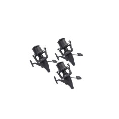 Set 3 Mulinete pentru pescuit la Crap ID 8000 cu tambur metalic, 10 rulmenti si baitrunner