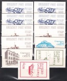 Guernsey 1979 - Monede, 11 CARNETE DIFERITE, MNH (vezi descrierea)