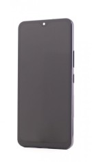 LCD Samsung Galaxy S22 5G, S901B, Negru + Rama, Incell