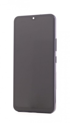 LCD Samsung Galaxy S22 5G, S901B, Negru + Rama, Incell foto