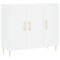 Dulap, alb, 90x34x80 cm, lemn compozit