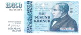 Islanda 10 000 10000 Kronur 2001 P-61 Hibrid UNC