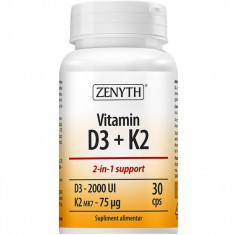 Vitamina D3+K2 30cps Zenyth