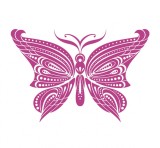 Cumpara ieftin Sticker decorativ Fluture, Mov, 60 cm, 1151ST-3, animale si pasari, Oem