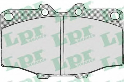 Set placute frana,frana disc TOYOTA HILUX II pick-up (LN8, RN5, LN6, YN6, YN5, LN5, RN6) (1983 - 2005) LPR 05P202 foto